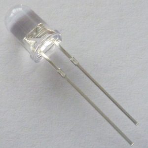Hvid lysdiode (10 stk.)