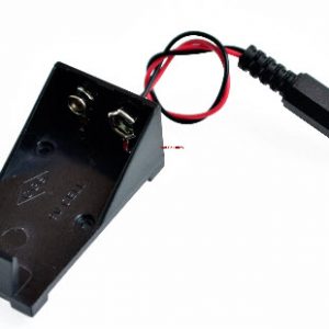 Batteriboks til et 9V batteri med jackstik