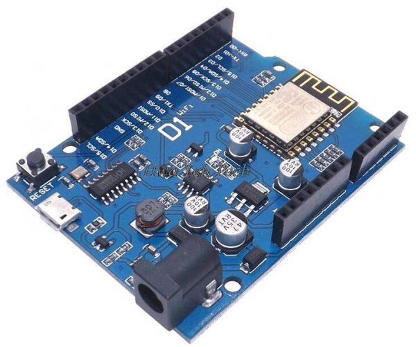 D1 WiFi UNO based ESP8266 shield for Arduino Compatible IDE
