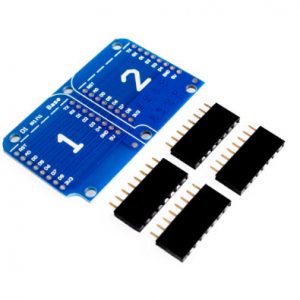 Double Socket Dual Base Shield for D1 Mini
