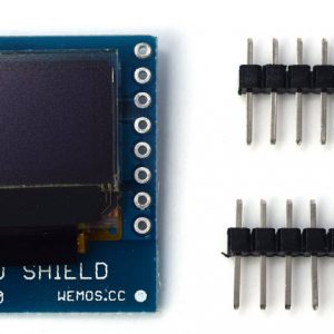 OLED Shield V1.1.0 for WeMos D1 mini 0.66" inch 64X48 IIC I2C