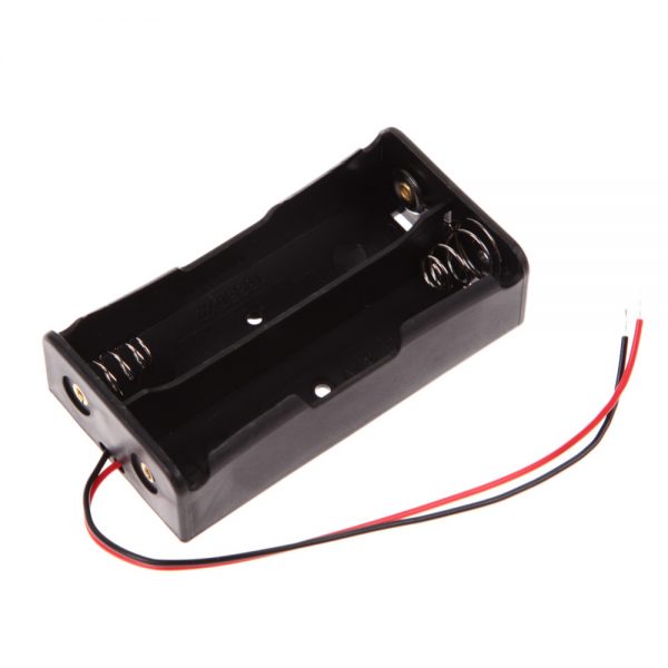 Batteriboks til 2 stk. 18650 Li-Ion batterier