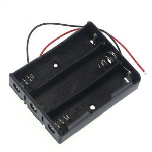 Batteriboks til 3 stk. 18650 Li-Ion batterier