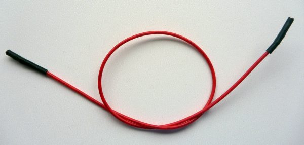 RØD LEDNING – F/F – 24 CM (10 stk.)