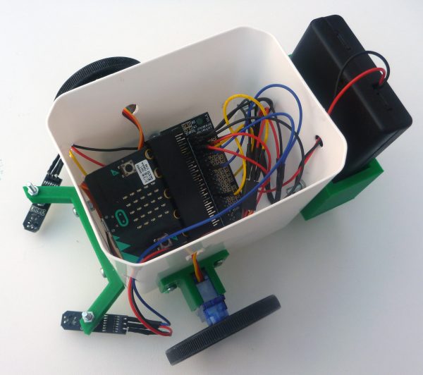 Projektsæt til Line Follower Robot "Alfa-1a"