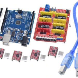 CNC shield v3 engraving machine 3D Printer+ 4pcs A4988 driver expansion board for Arduino + UNO R3 with USB cable
