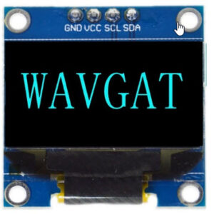 0.96″  Display Module I2C SSD1306 IIC SPI Serial 128X64 OLED (4 pins - Blue)