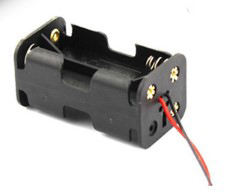 Batteriboks til 4 x AA batterier