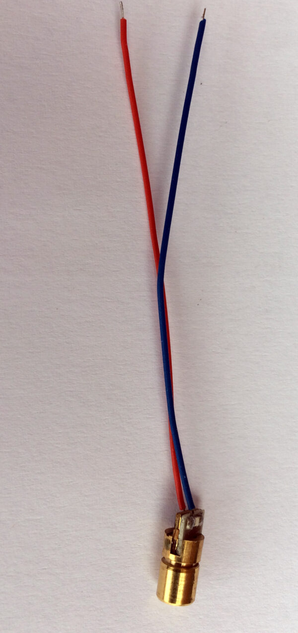 Laser diode Mini Type 1mW 650nm Red Laser Module w Dot Focus Lens LED Lights 3V