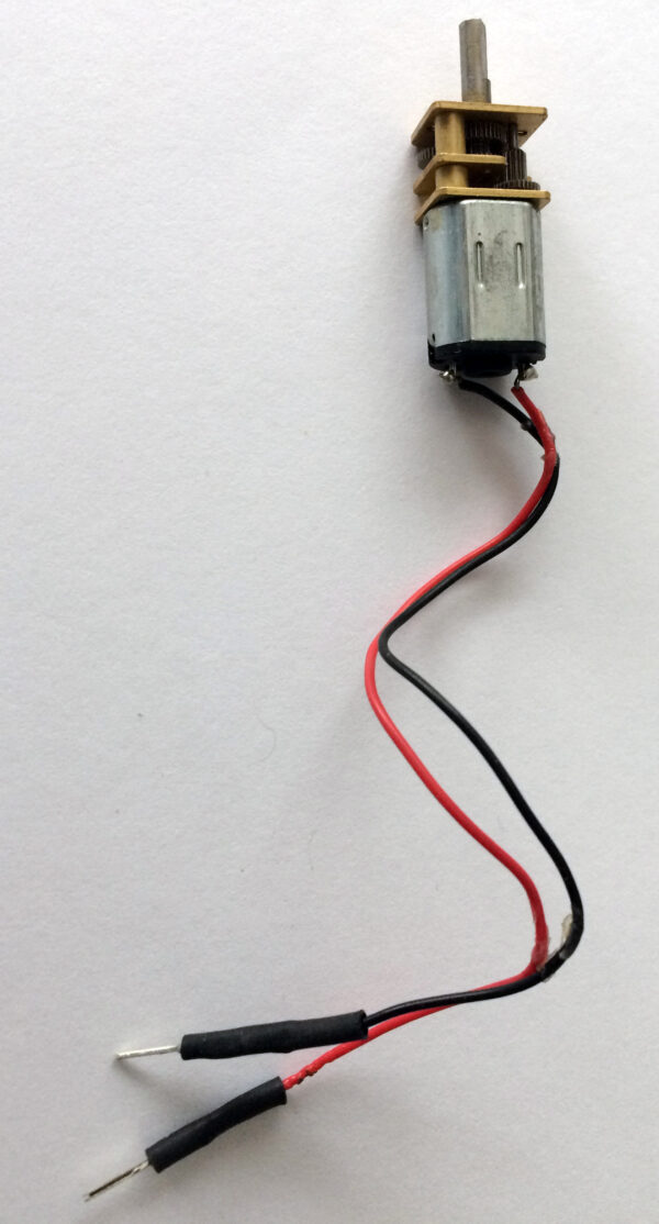 N20 DC gear motor kraftfuld minimotor 6 V - 400 RPM med to hanstik