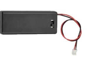 Batteriholder med låg og tænd/sluk knap til Micro:bit