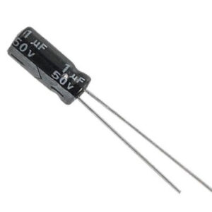 Kondensator 0,1uF 50V lodret